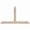 Ekena Millwork Portland Smooth Timber Gable Bracket, Douglas Fir, 48"W x 28"H x 3 1/2"D x 3 1/2"F, 14/12 Pitch GBW048X28X0404POR00SDF - alternate 1